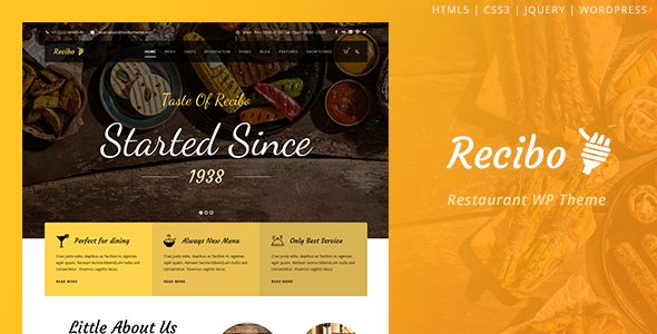 Recibo by GoodLayers (WordPress theme)