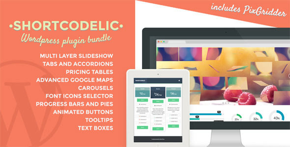 Shortcodelic by Pixedelic (pricing table plugin)