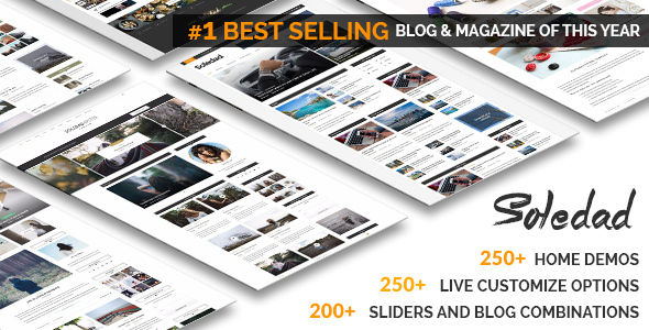 Soledad by PenciDesign (video blog WordPress theme)