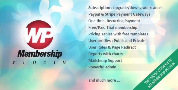 WP Membership by E-plugins (pricing table plugin)