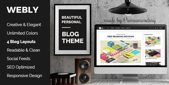 Webly by Gljivec (video blog WordPress theme)