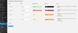 Availability Calendar and Pricing Table Plugin