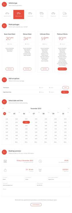 Car Wash Booking System For WordPress
