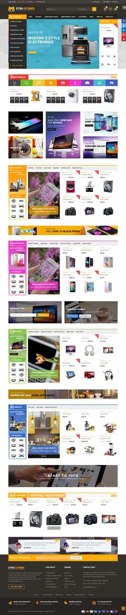 Etrostore - Multi-Purpose Responsive Magento Theme
