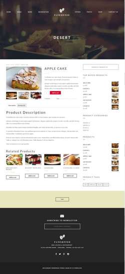 FlyCoffee - Bar and Restaurant WordPress Theme