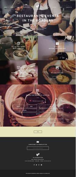 FlyCoffee - Bar and Restaurant WordPress Theme