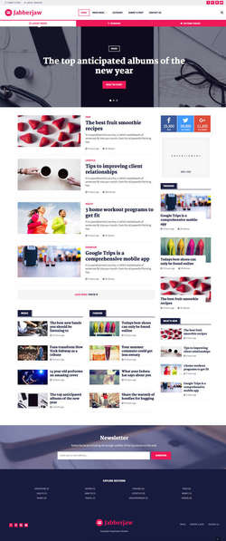 Jabberjaw - Social News Theme