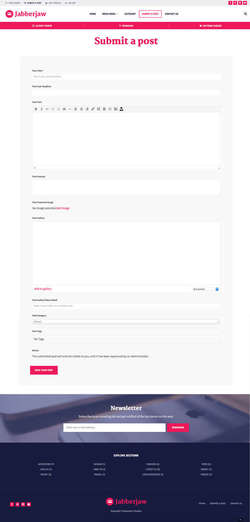 Jabberjaw - Social News Theme
