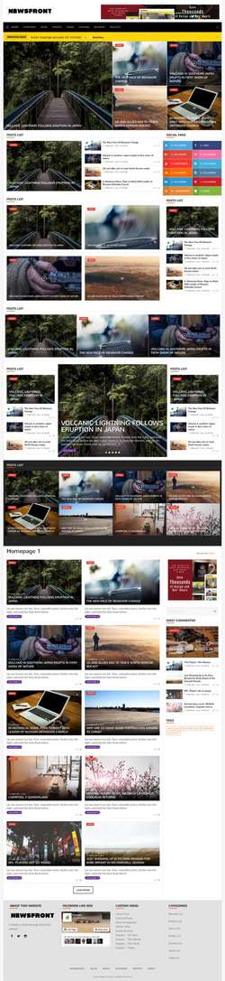 NewsFront - Blog - News - Editorial eCommerce WordPress Theme