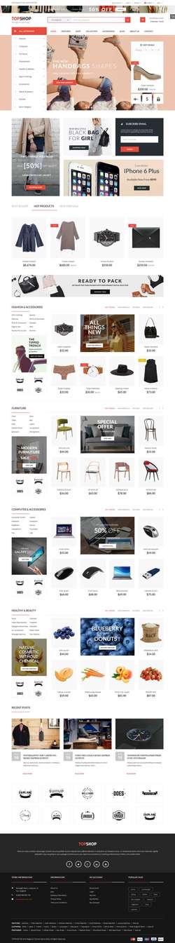 Topshop - Premium Multi-Purpose Magento - Theme