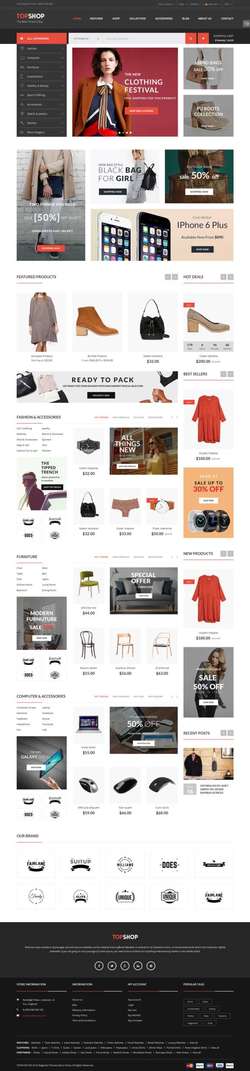 Topshop - Premium Multi-Purpose Magento - Theme