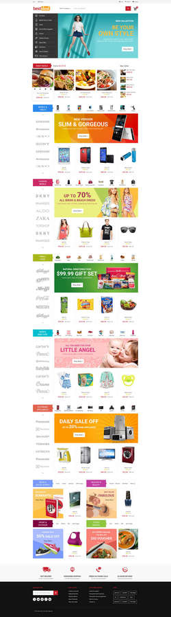 Ultimate Grocery Outlet Store Premium Responsive Magento Theme - Everest