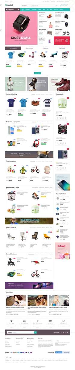 Ves Emarket - Responsive Multi-Purpose Magento - Theme
