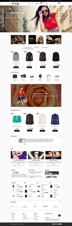 Vola Responsive Magento Theme