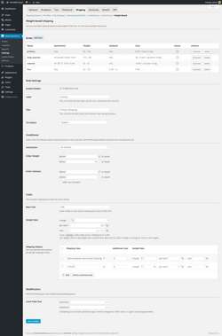 WooCommerce Weight Based Shipping
