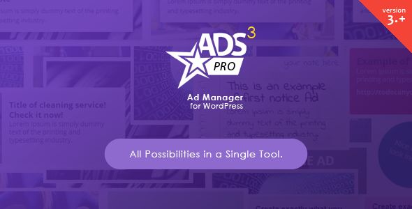 ADS PRO by Scripteo (WordPress advertising plugin)