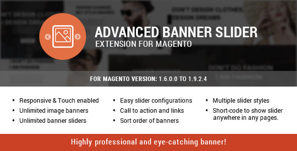 Advanced Banner Slider Extension For Magento by Themezaa (Magento extension)