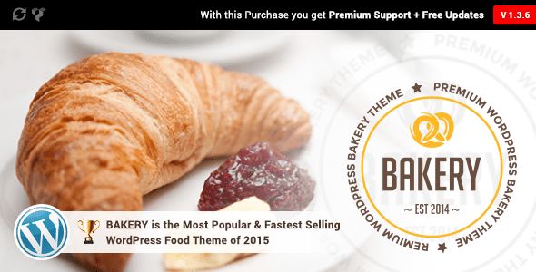 Bakery by Milingona_ (WordPress theme for bakeries, cafes and food retail stores)