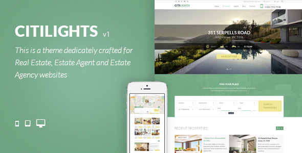 CitiLights by NooTheme (real estate and realtor WordPress theme)