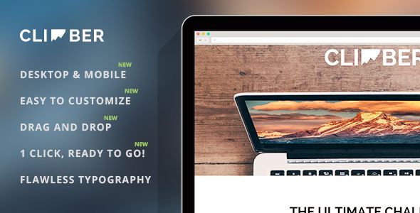 Climber by ReyMarval (landing page template for PageWiz)