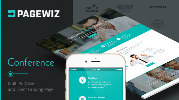 Conference by ExplicitConcepts (landing page template for PageWiz)