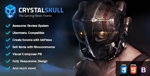 CrystalSkull by Skywarrior (magazine WordPress theme)