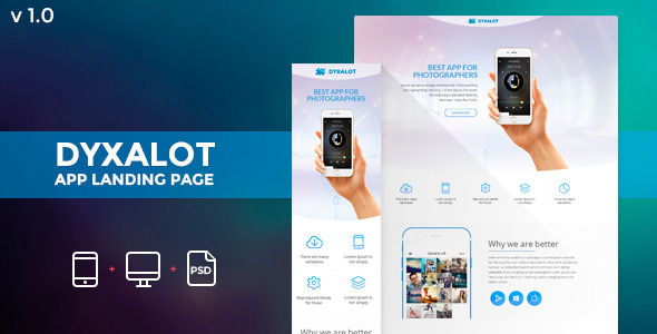 Dyxalot by Zular (landing page template for PageWiz)