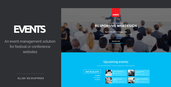 Events by TidyCustoms (event & conference WordPress theme)