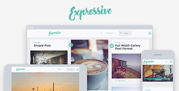 Expressivo by Knacc (WordPress theme with infinite scrolling)