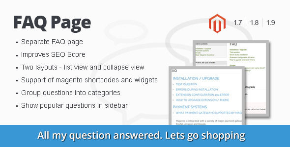 FAQ Page Magento Extension by Nwdthemes (Magento extension)
