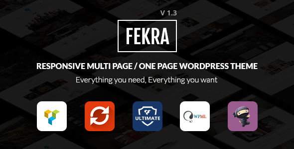 Fekra by ArrowHiTech (multi-purpose WordPress theme)