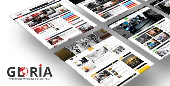 Gloria by Bkninja (magazine WordPress theme)