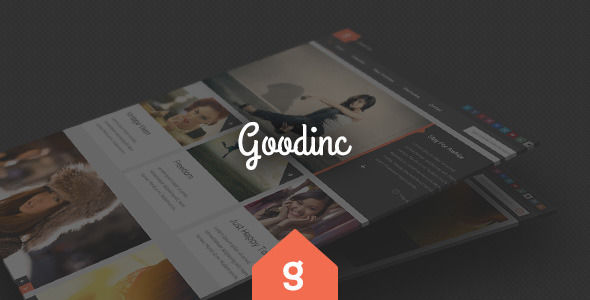 GoodInc Flat Responsive WordPress Blog by WPExplorer (WordPress theme with infinite scrolling)