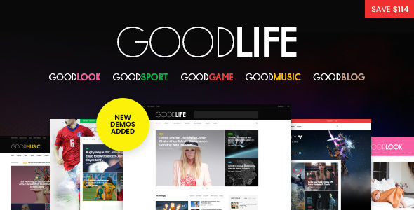 GoodLife by Fuelthemes (magazine WordPress theme)