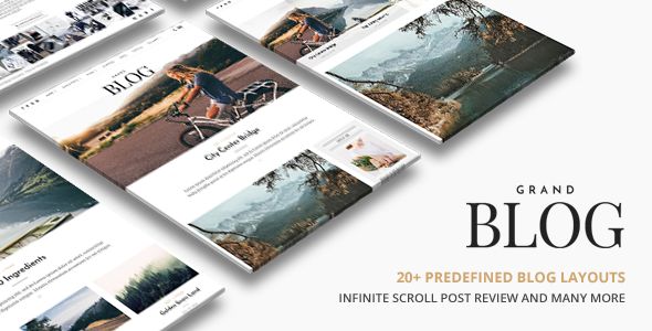 Grand Blog by ThemeGoods (magazine WordPress theme)