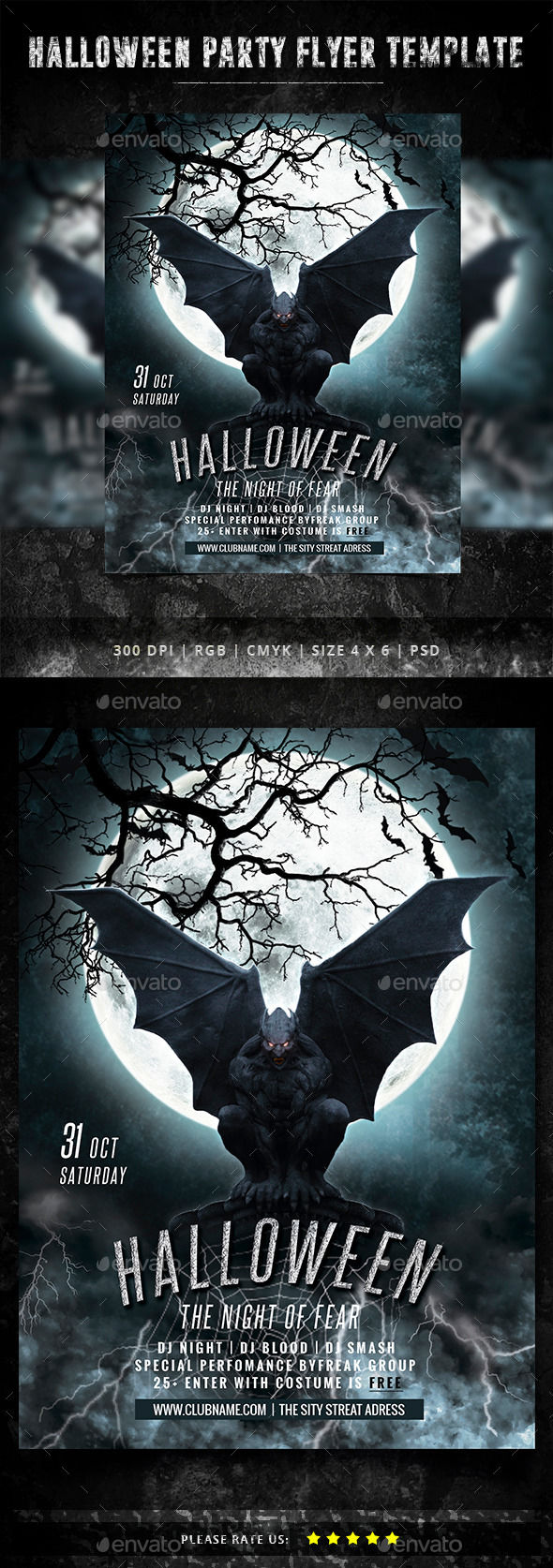 Halloween Flyer by Yoopiart (Halloween party flyer)