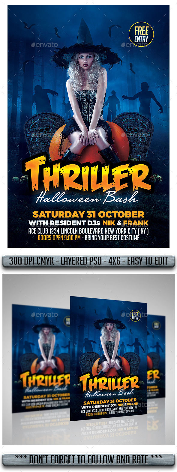 Halloween Flyer by MatteoGianfreda (Halloween party flyer)