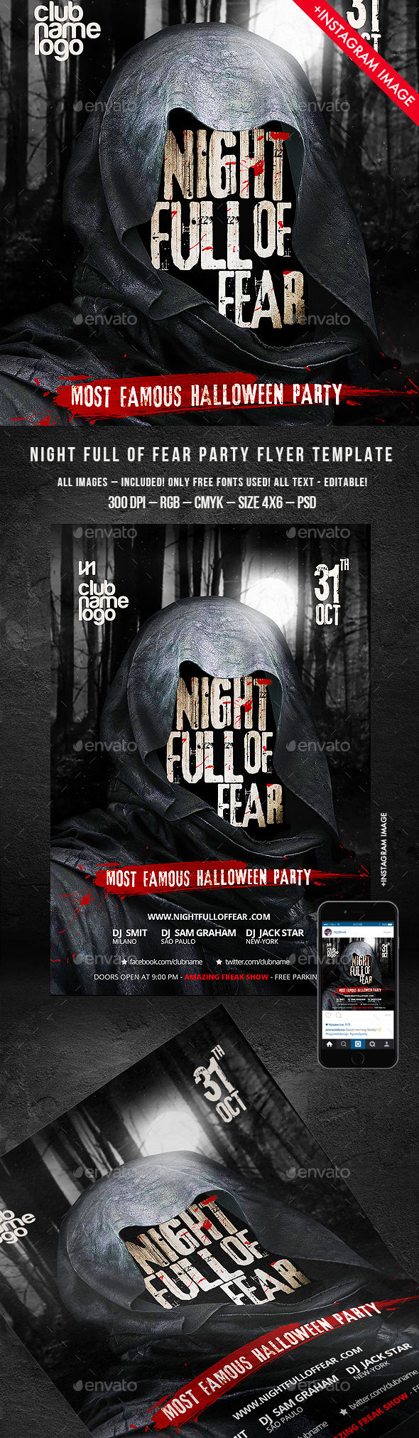 Halloween Flyer by BigWeek (Halloween party flyer)