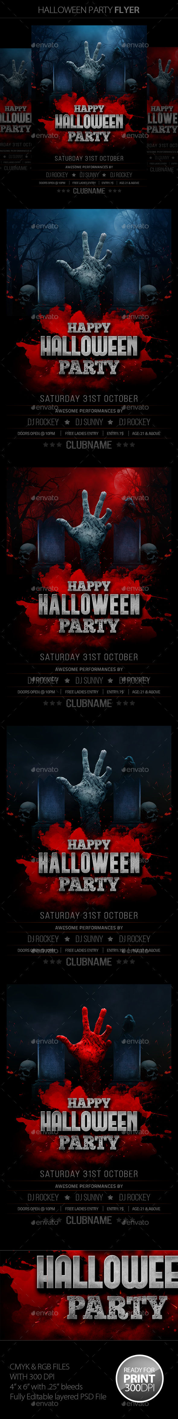Halloween Flyer by Mantushetty (Halloween party flyer)