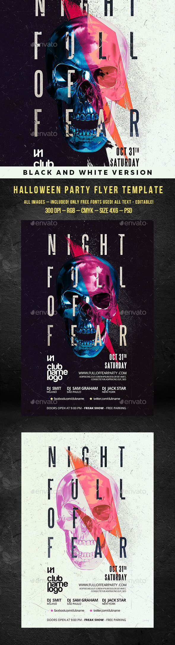 Halloween Flyer by BigWeek (Halloween party flyer)