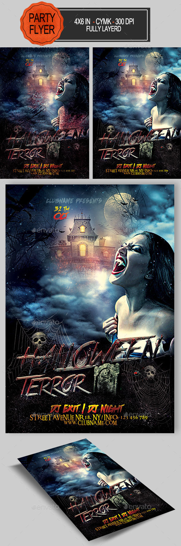 Halloween Flyer by Ionescu_stefania (Halloween party flyer)