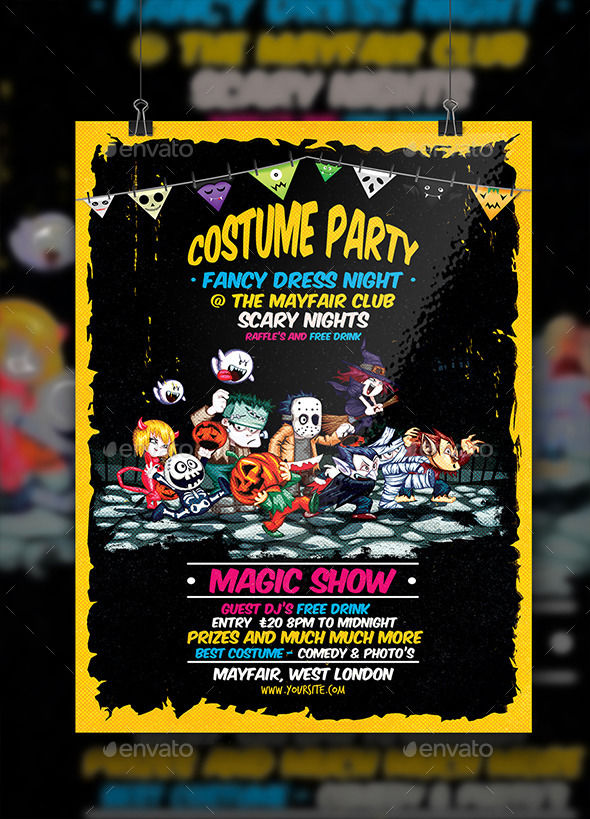Halloween Flyer by Solowork (Halloween party flyer)