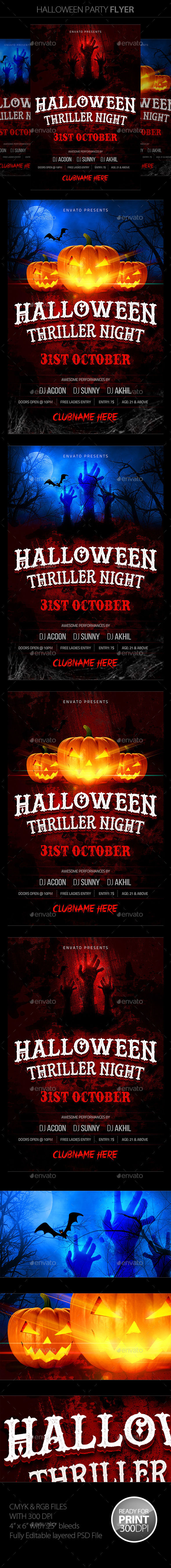 Halloween Flyer by Mantushetty (Halloween party flyer)