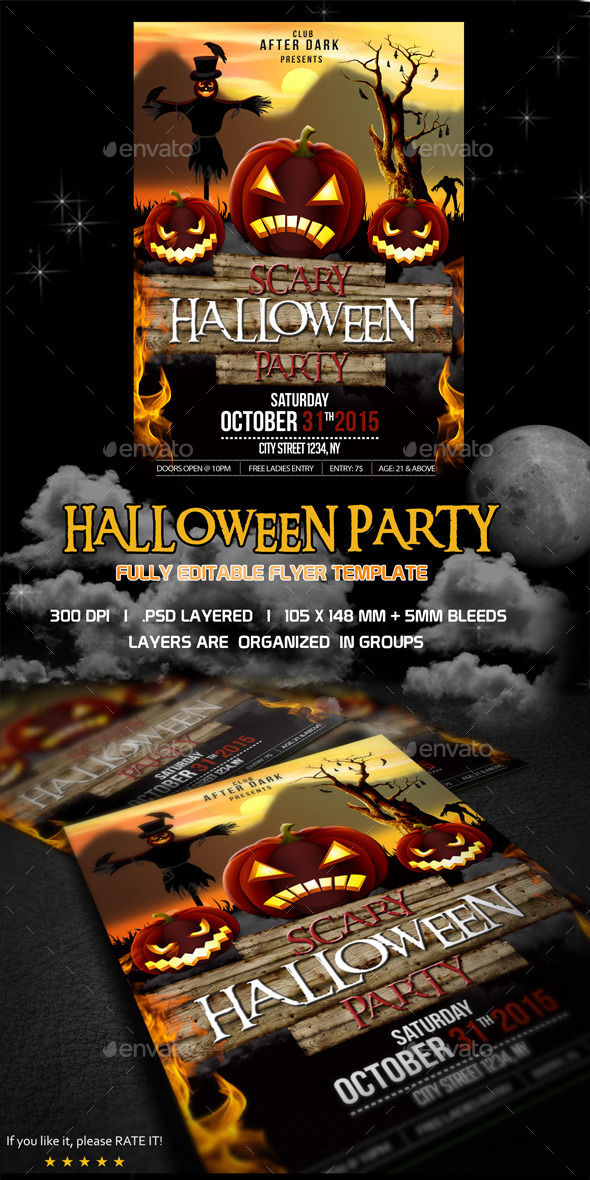 Halloween Flyer by Kukidizajn (Halloween party flyer)