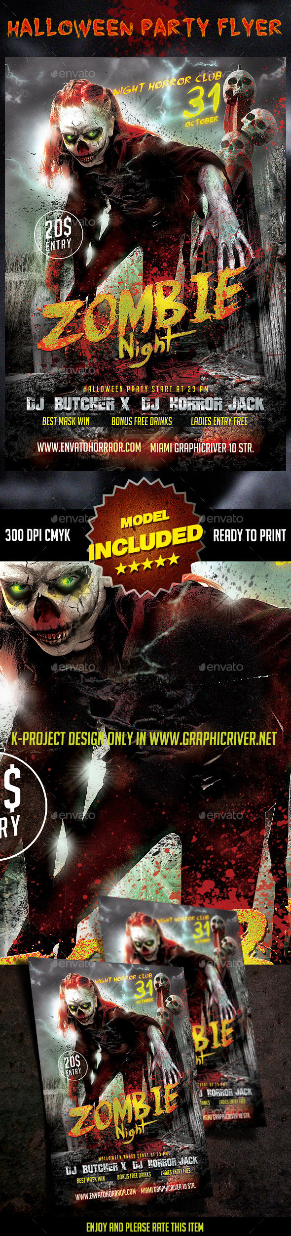 Halloween Party Flyer by K-project (Halloween party flyer)