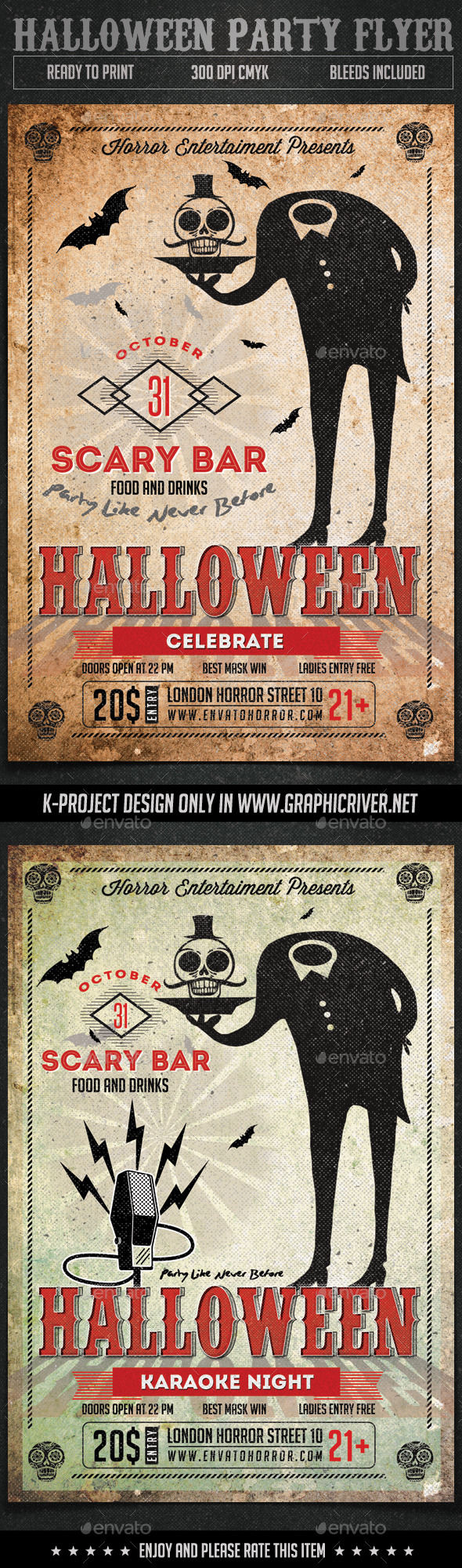 Halloween Party Flyer by K-project (Halloween party flyer)