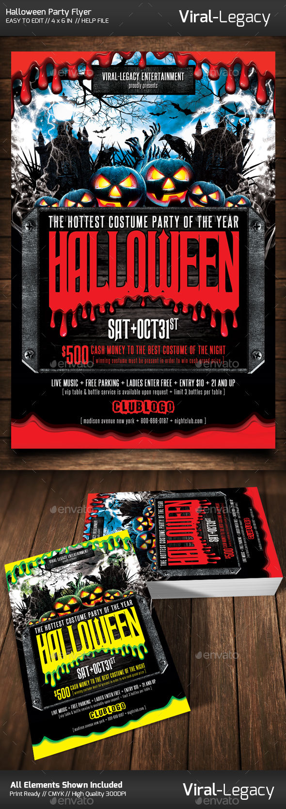 Halloween Party Flyer by Viral-Legacy (Halloween party flyer)