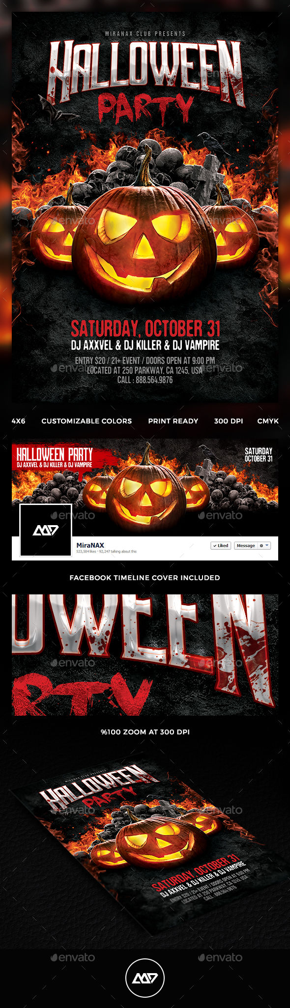 Halloween by HyperPix (Halloween party flyer)