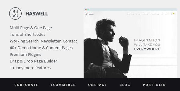 Haswell by RedExp (multi-purpose WordPress theme)