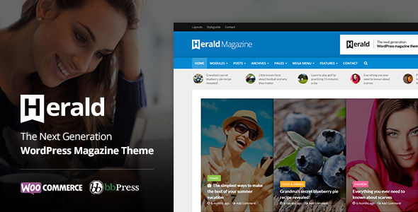Herald by Meks (magazine WordPress theme)